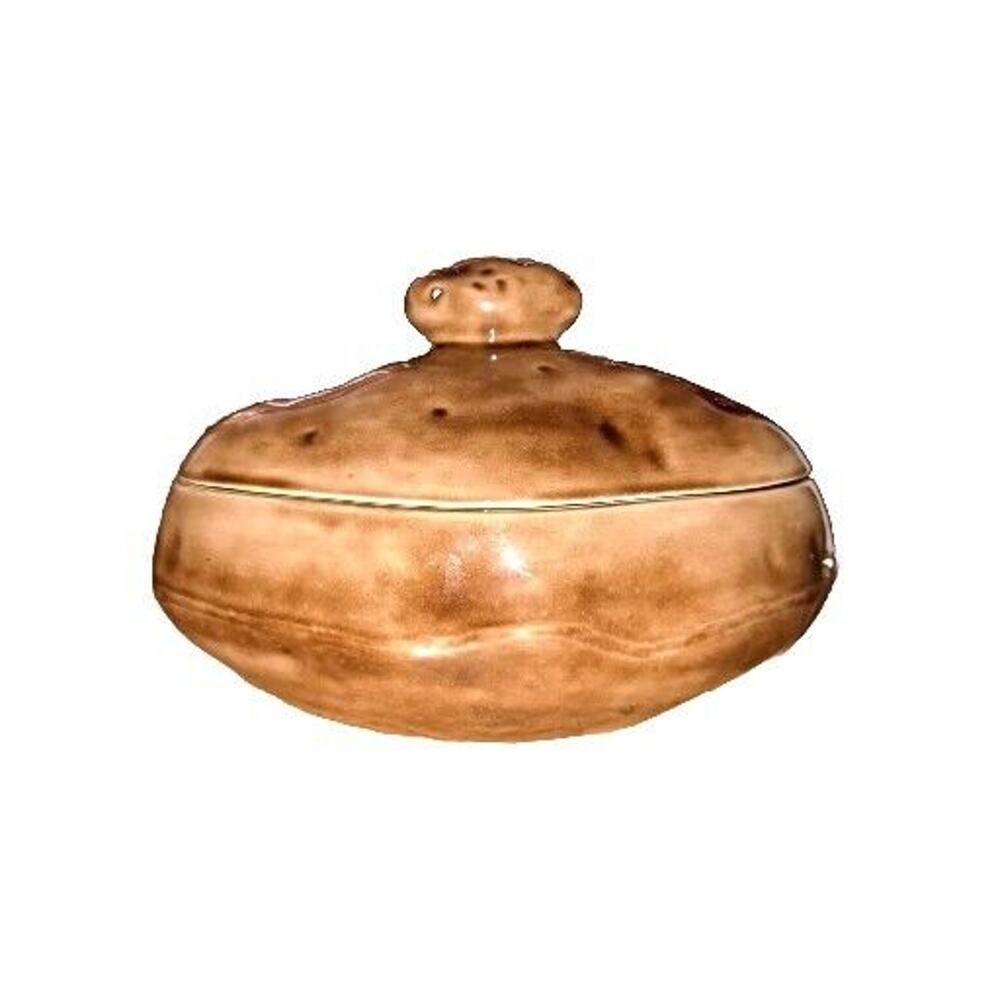 Vintage Ceramic Baked Potato Shaped Serving Dish Mashed Potatoes Atlantic Mold